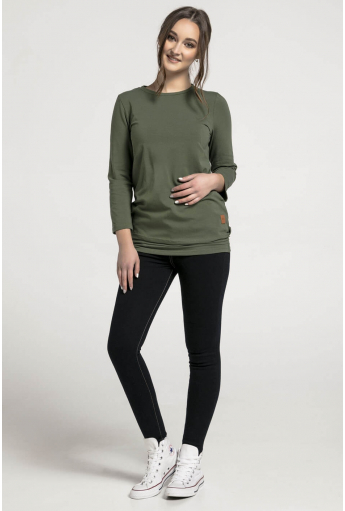 Bluzka do karmienia piersią KHAKI 3