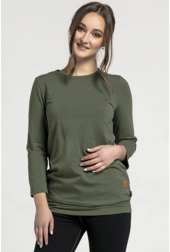 Bluzka do karmienia piersią KHAKI 5