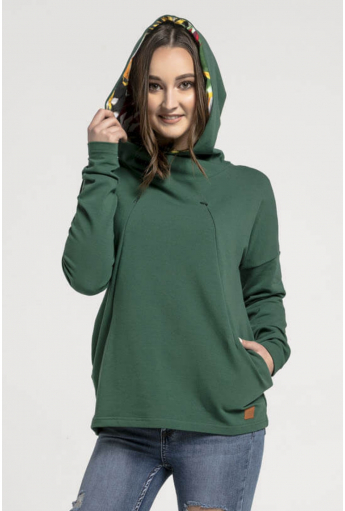 Bluza do karmienia piersią ZIELONA 4