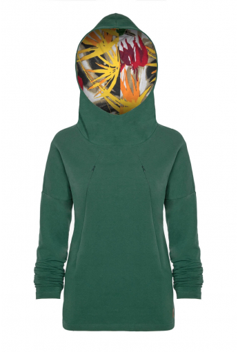 Bluza do karmienia piersią ZIELONA 5