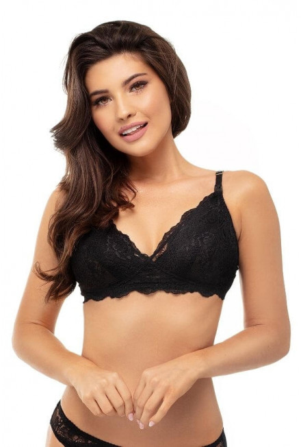 Biustonosz do karmienia Unique Soft Black