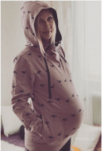 Bluza do karmienia piersią KHAKI CAMO 2