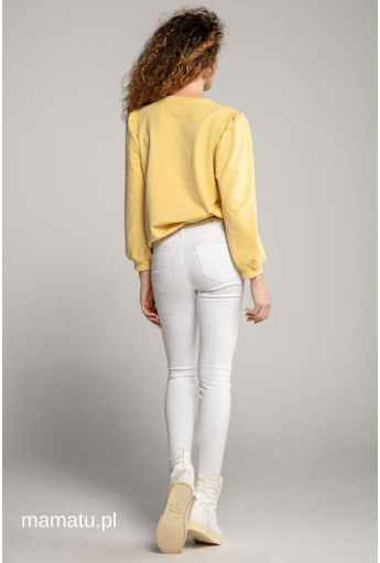 Bluza do karmienia piersią ŻÓŁTA bufka