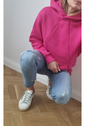 Bluza do karmienia piersią MAGENTA