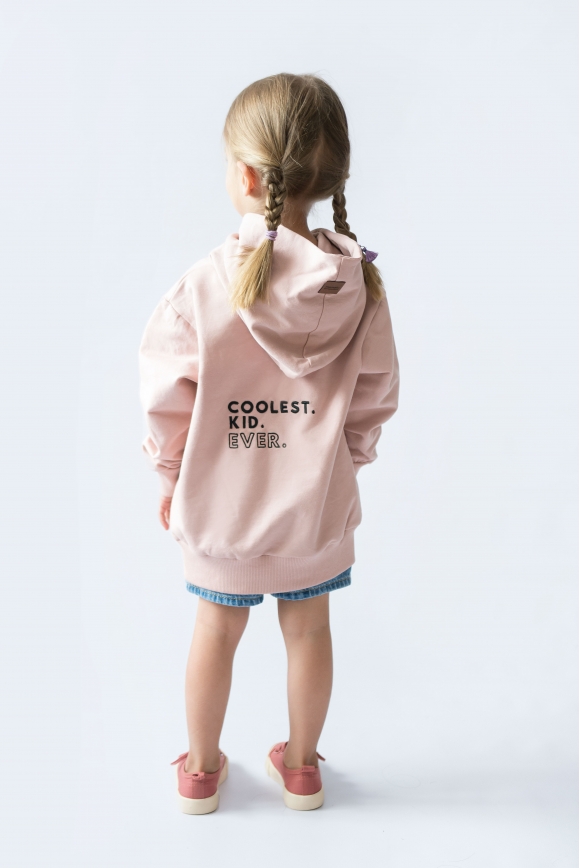 Bluza dziecięca COOLEST KID EVER pink