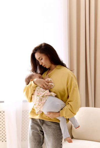 Bluza do karmienia piersią SIMPLE Yellow