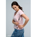 Koszulka do karmienia piersią V-NECK Pink
