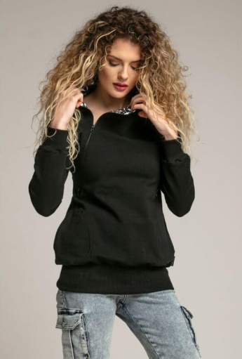 Bluza do karmienia piersią JUNGLE Black