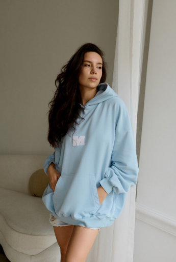 Bluza do karmienia piersią MOMS CLUB Blue