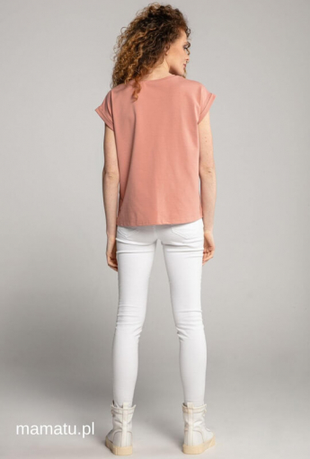 Koszulka do karmienia piersią SIMPLE Pink