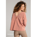 Bluzka do karmienia piersią V-BACK Pink
