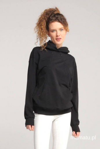 Bluza do karmienia piersią COOLEST MOM EVER Black