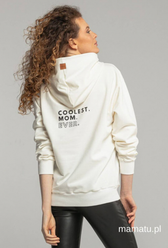 Bluza do karmienia piersią COOLEST MOM EVER Ecru