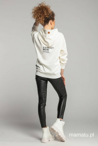 Bluza do karmienia piersią COOLEST MOM EVER Ecru