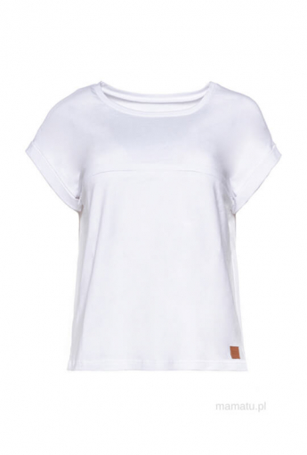 Koszulka do karmienia piersią SIMPLE White