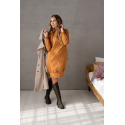 Bluzo-sukienka do karmienia piersią SIMPLE Mustard