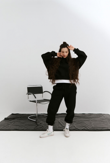 Spodnie damskie EASE Black