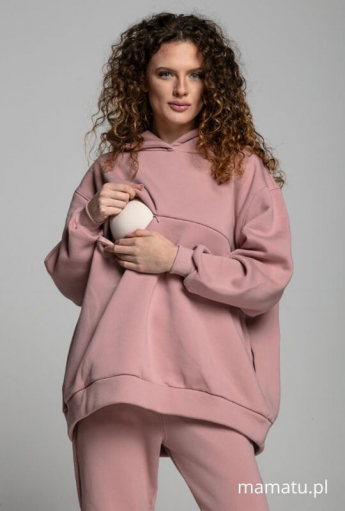 Bluza do karmienia piersią COZY Dusty Pink