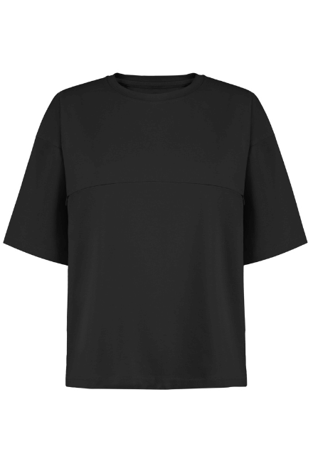 Koszulka do karmienia piersią MODERN Black
