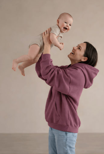 Bluza do karmienia piersią SOFTIE Plum