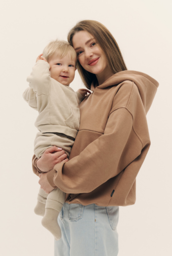 Bluza do karmienia piersią SOFTIE Warm Beige