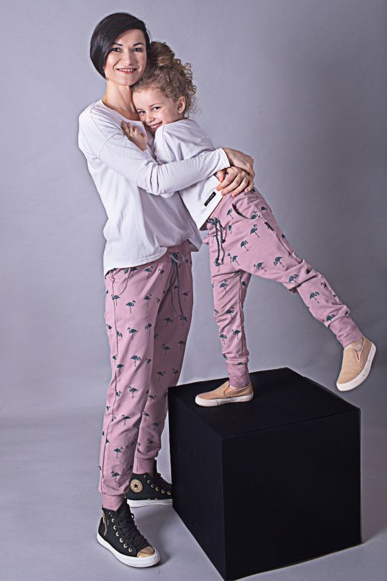 The same pants for mum and daughter