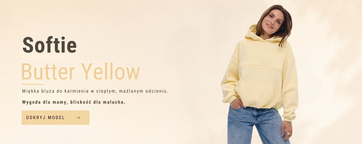 Bluza do karmienia Softie Butter Yellow